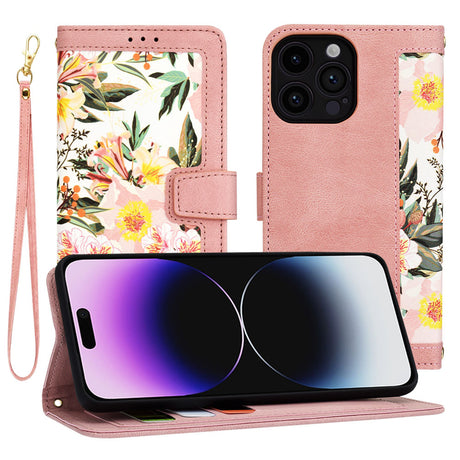Husa de protectie Techsuit FlipCraft compatibil cu iPhone 14 Pro Max, Sweetheart Pink