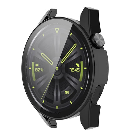Folie de protectie smartwatch Techsuit Defense360 Pro + Screen Protector compatibil cu Huawei Watch GT 3 (46mm), Negru