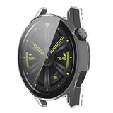 Folie de protectie smartwatch Techsuit Defense360 Pro + Screen Protector compatibil cu Huawei Watch GT 3 (46mm), Transparent