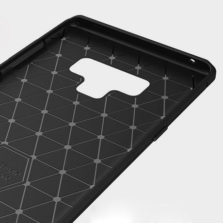 Husa de protectie Techsuit Carbon Silicone compatibil cu Samsung Galaxy Note 9, Negru