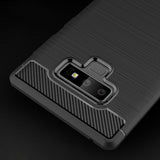 Husa de protectie Techsuit Carbon Silicone compatibil cu Samsung Galaxy Note 9, Negru