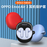 Casti Techsuit Silicone Case, for Oppo Enco Air3, Smooth Ultrathin Material, Negru