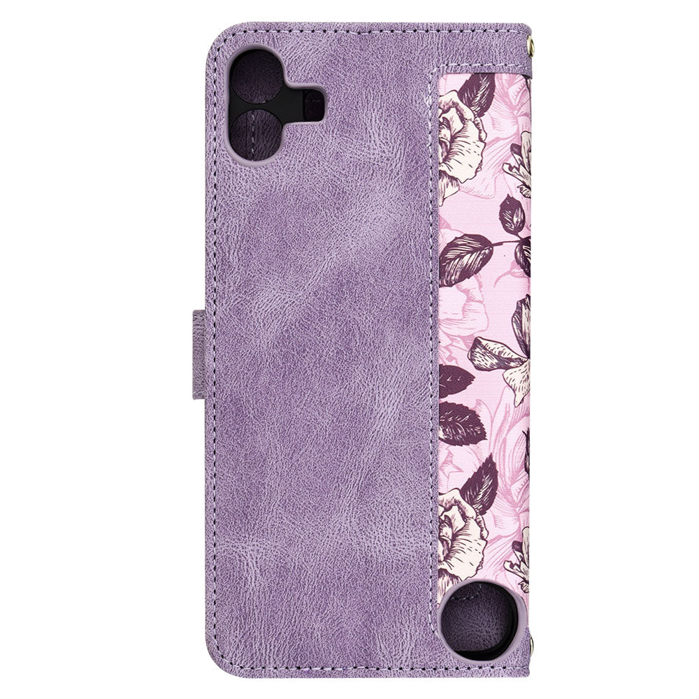 Husa de protectie Techsuit FlipCraft compatibil cu Nothing CMF Phone 1, Mysterious Purple