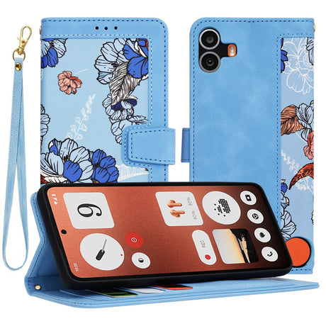 Husa de protectie Techsuit FlipCraft compatibil cu Nothing CMF Phone 1, Vibrant Blue