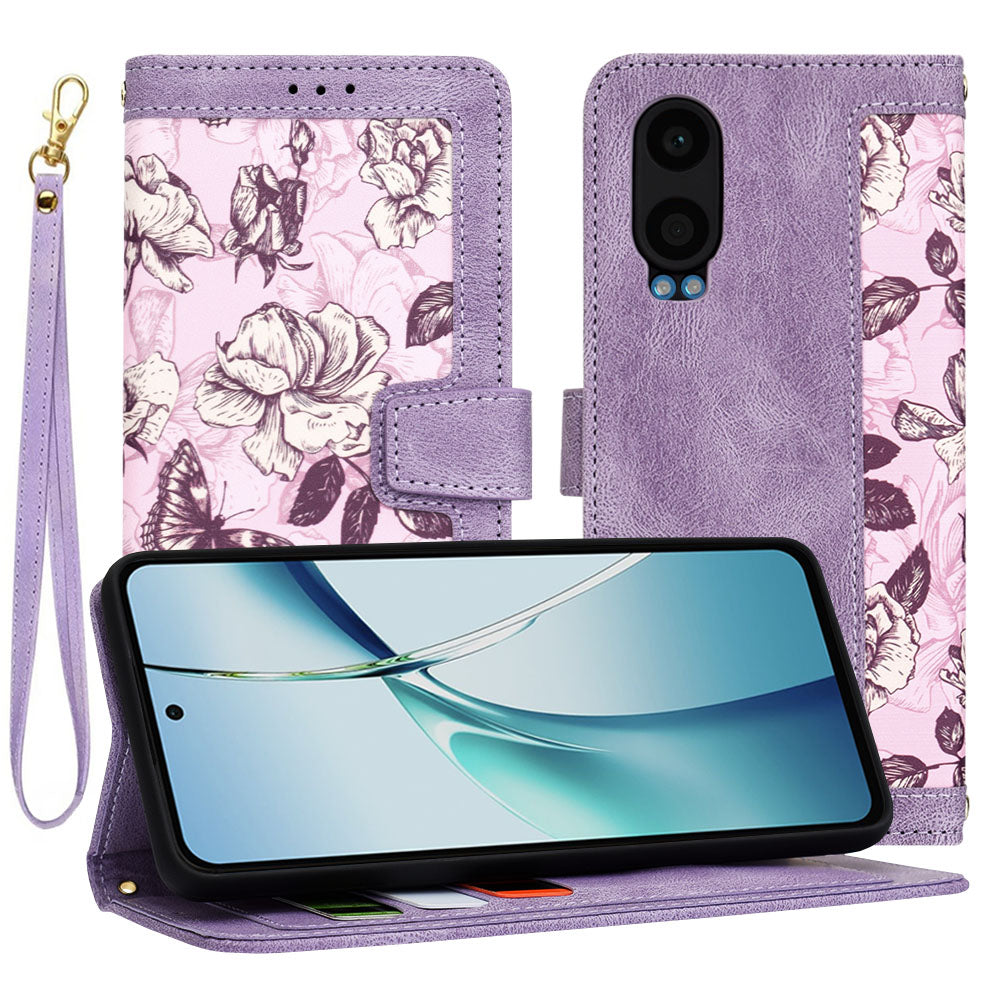 Husa de protectie Techsuit FlipCraft compatibil cu OnePlus Nord CE4 Lite, Mysterious Purple