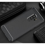 Husa de protectie Techsuit Carbon Silicone compatibil cu Samsung Galaxy S9 Plus, Negru