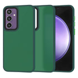 Husa de protectie Techsuit HaloFrost Series compatibil cu Samsung Galaxy S23 FE, Bleumarin Green