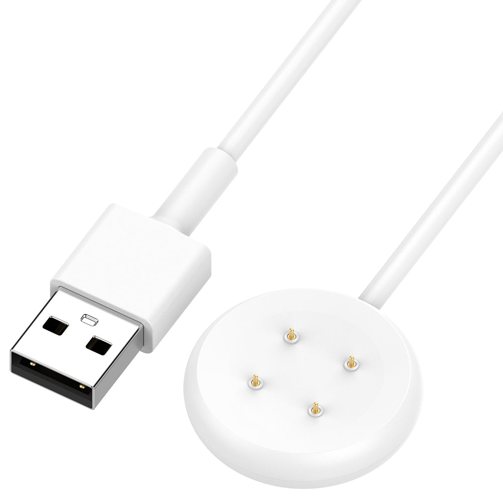 Incarcator Techsuit SmartWatch Wireless Charging Cable (THC5), for Google Pixel Watch 3 (41mm, 45mm) / 2 / Fitbit Ace LTE, USB, Alb