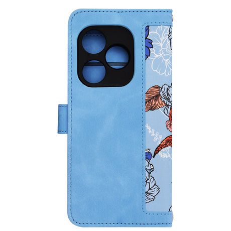 Husa de protectie Techsuit FlipCraft compatibil cu Realme GT 6 / GT 6T, Vibrant Blue