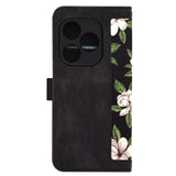 Husa de protectie Techsuit FlipCraft compatibil cu Realme GT 6 / GT 6T, Flowers of the Dawn