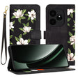Husa de protectie Techsuit FlipCraft compatibil cu Realme GT 6 / GT 6T, Flowers of the Dawn