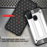 Husa de protectie Techsuit Hybrid Armor compatibil cu Samsung Galaxy A21s, Negru
