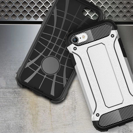 Husa de protectie Techsuit Hybrid Armor compatibil cu iPhone 7 / iPhone 8 / iPhone SE 2, SE 2020 / iPhone SE 3, SE 2022, Negru