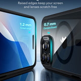 Husa de protectie ESR Classic Hybrid HaloLock compatibil cu iPhone 16 Pro Max, Transparent Black