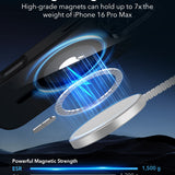 Husa de protectie ESR Classic Hybrid HaloLock compatibil cu iPhone 16 Pro Max, Transparent Black