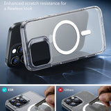Husa de protectie ESR Classic Hybrid HaloLock compatibil cu iPhone 16 Pro Max, Frosted Clear