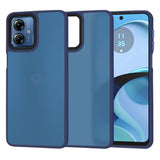 Husa de protectie Techsuit HaloFrost Series compatibil cu Motorola Moto G14, Albastru Inchis