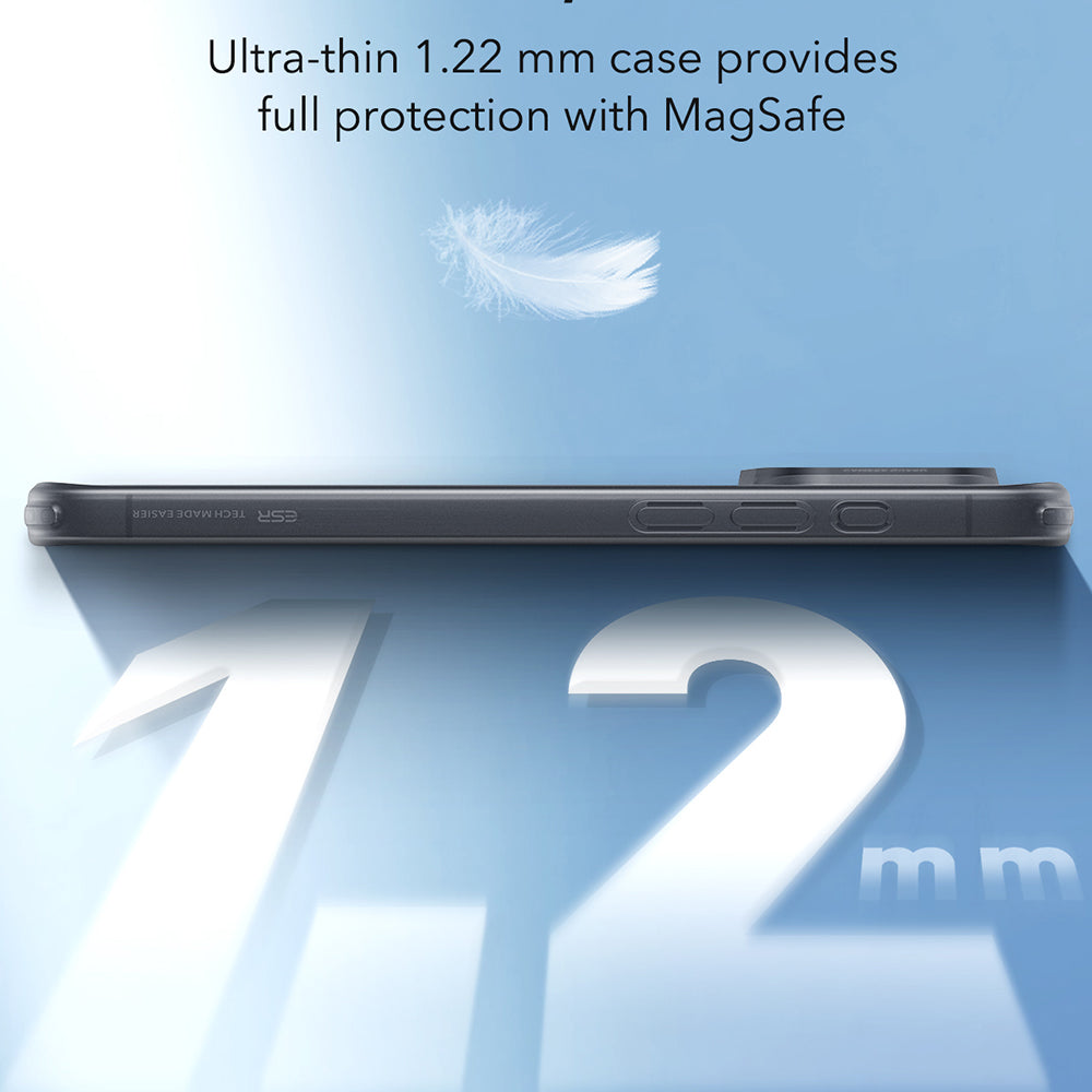 Husa de protectie ESR Zero HaloLock compatibil cu iPhone 16 Plus, Negru Mat