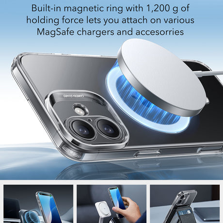Husa de protectie ESR Zero HaloLock compatibil cu iPhone 16 Plus, Transparent