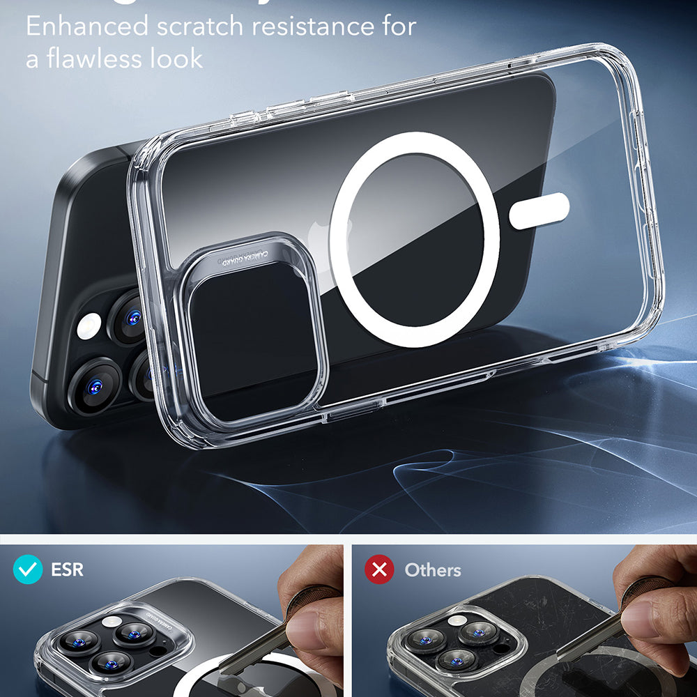 Husa de protectie ESR Classic Hybrid HaloLock compatibil cu iPhone 16 Pro, Transparent