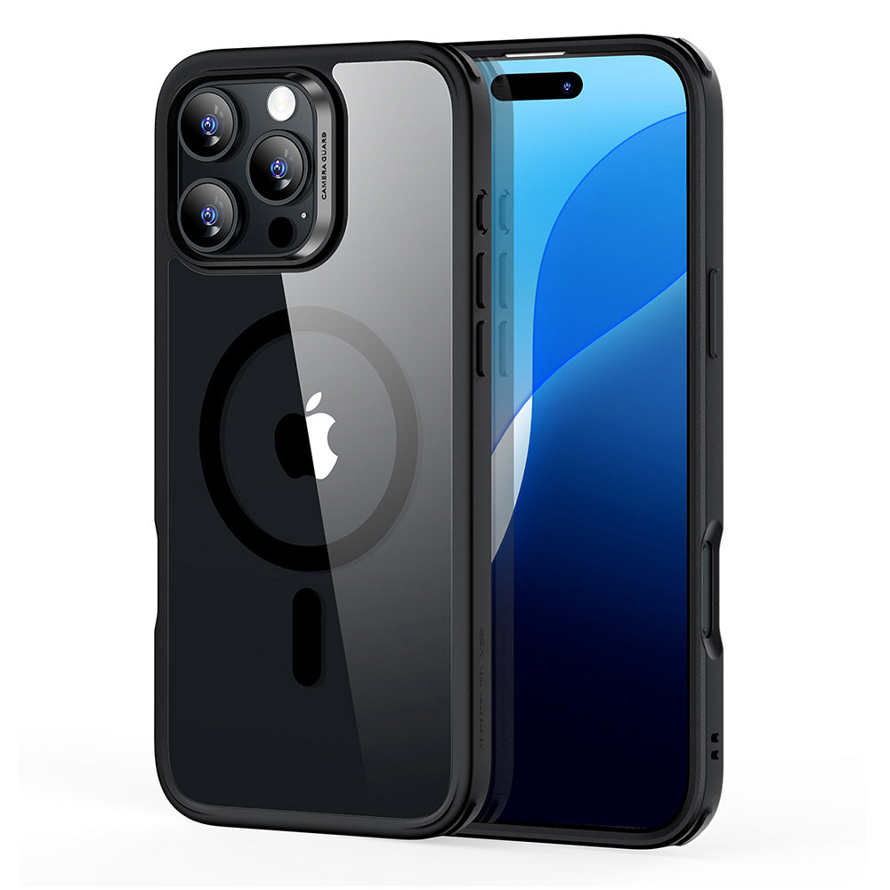 Husa de protectie ESR Classic Hybrid HaloLock compatibil cu iPhone 16 Pro, Transparent Black
