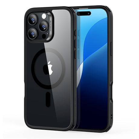 Husa de protectie ESR Classic Hybrid HaloLock compatibil cu iPhone 16 Pro, Transparent Black