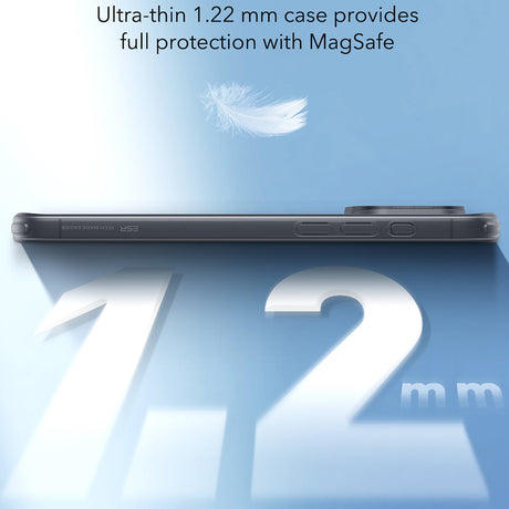 Husa de protectie ESR Zero HaloLock compatibil cu iPhone 16, Negru Mat