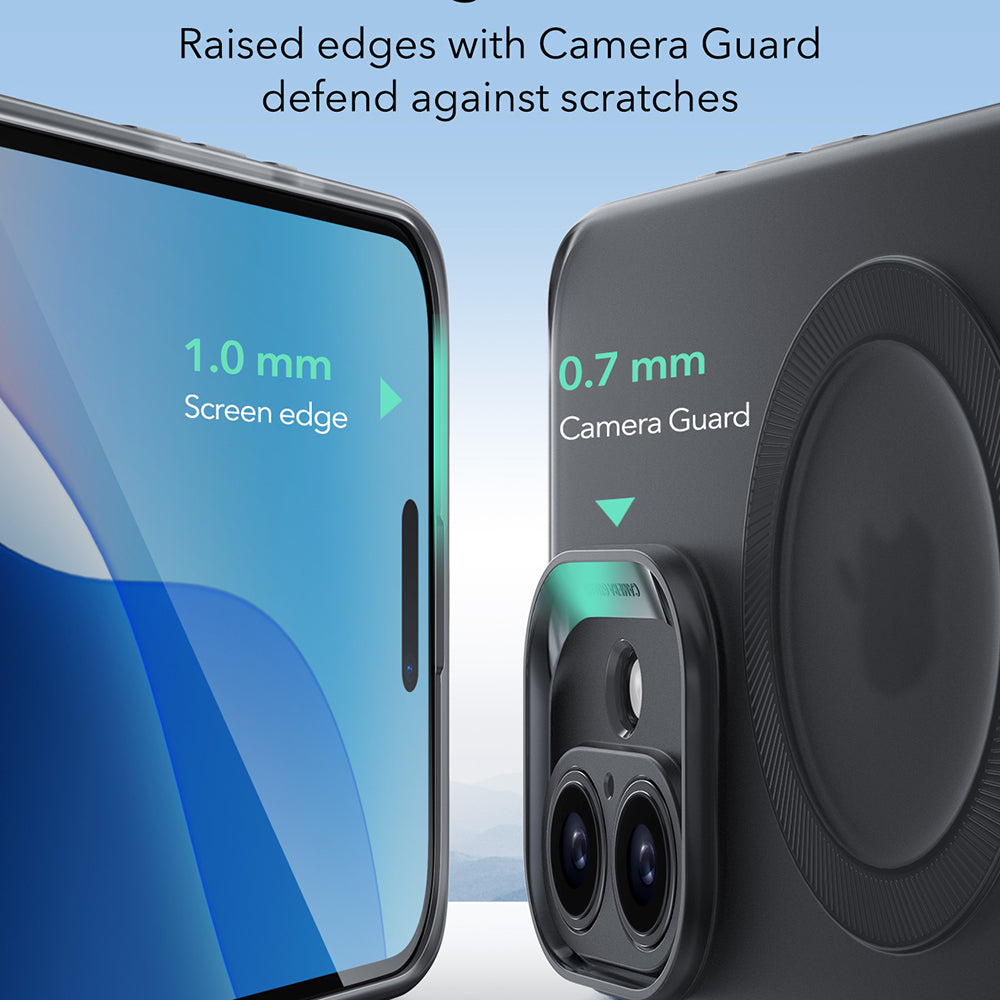 Husa de protectie ESR Zero HaloLock compatibil cu iPhone 16, Negru Mat