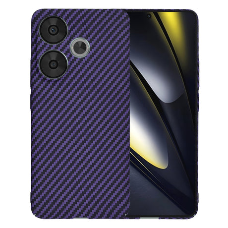 Husa de protectie Techsuit Carbonite FiberShell compatibil cu Xiaomi Poco F6, Mov