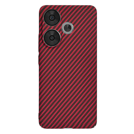 Husa de protectie Techsuit Carbonite FiberShell compatibil cu Xiaomi Poco F6, Rosu