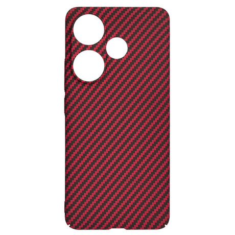 Husa de protectie Techsuit Carbonite FiberShell compatibil cu Xiaomi Poco F6, Rosu