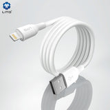 Cablu Lito (LD06V), USB to Micro-USB, 2.4A, PVC, 1m, Negru