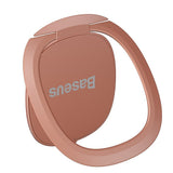 Suport Baseus Phone Ring Invizible (SUYB-0R), Standing and Folding Feature, 360° Rotating, Ultra-Thin, 3M Adhesive, Roz Auriu