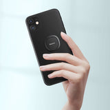 Suport Baseus Phone Ring Invizible (SUYB-0R), Standing and Folding Feature, 360° Rotating, Ultra-Thin, 3M Adhesive, Roz Auriu
