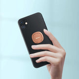 Suport Baseus Phone Ring Invizible (SUYB-0R), Standing and Folding Feature, 360° Rotating, Ultra-Thin, 3M Adhesive, Roz Auriu
