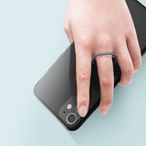 Suport Baseus Phone Ring Invizible (SUYB-0R), Standing and Folding Feature, 360° Rotating, Ultra-Thin, 3M Adhesive, Roz Auriu