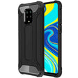 Husa de protectie Techsuit Hybrid Armor compatibil cu Xiaomi Redmi Note 9S / Note 9 Pro / Note 9 Pro Max, Negru