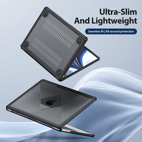 Husa de protectie MacBook Dux Ducis LCGH Series compatibil cu MacBook Pro 14" (2021 / 2023), Roz