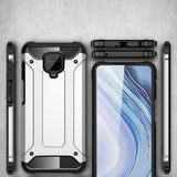 Husa de protectie Techsuit Hybrid Armor compatibil cu Xiaomi Redmi Note 9S / Note 9 Pro / Note 9 Pro Max, Negru