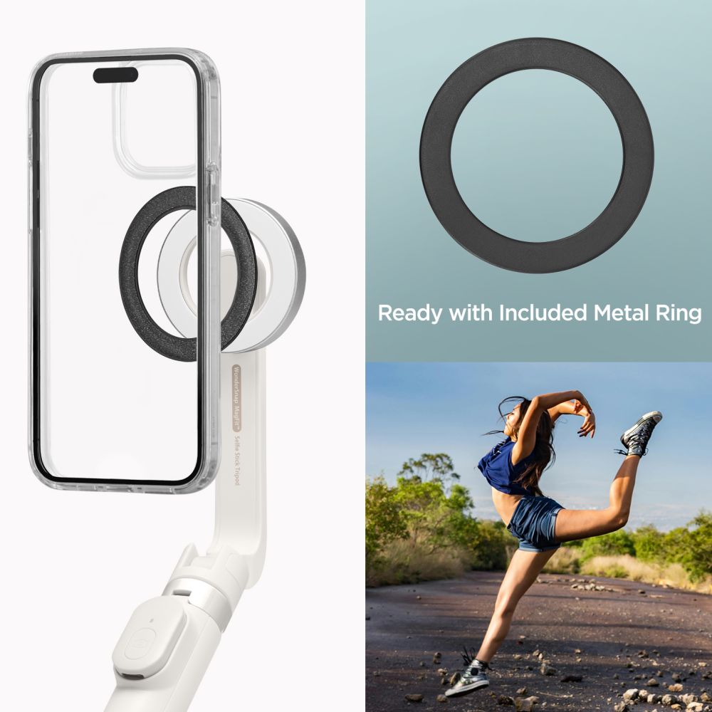 Selfie Stick Compatibil MagSafe - Spigen S571W (AMP07657) - Dune Beige