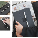 Stylus Ringke Pen Holder (set de 2), Ecological Leather, Textile, Elastic, Negru