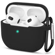 Casti Techsuit Silicone Case, for Apple AirPods 3, Smooth Ultrathin Material, Negru