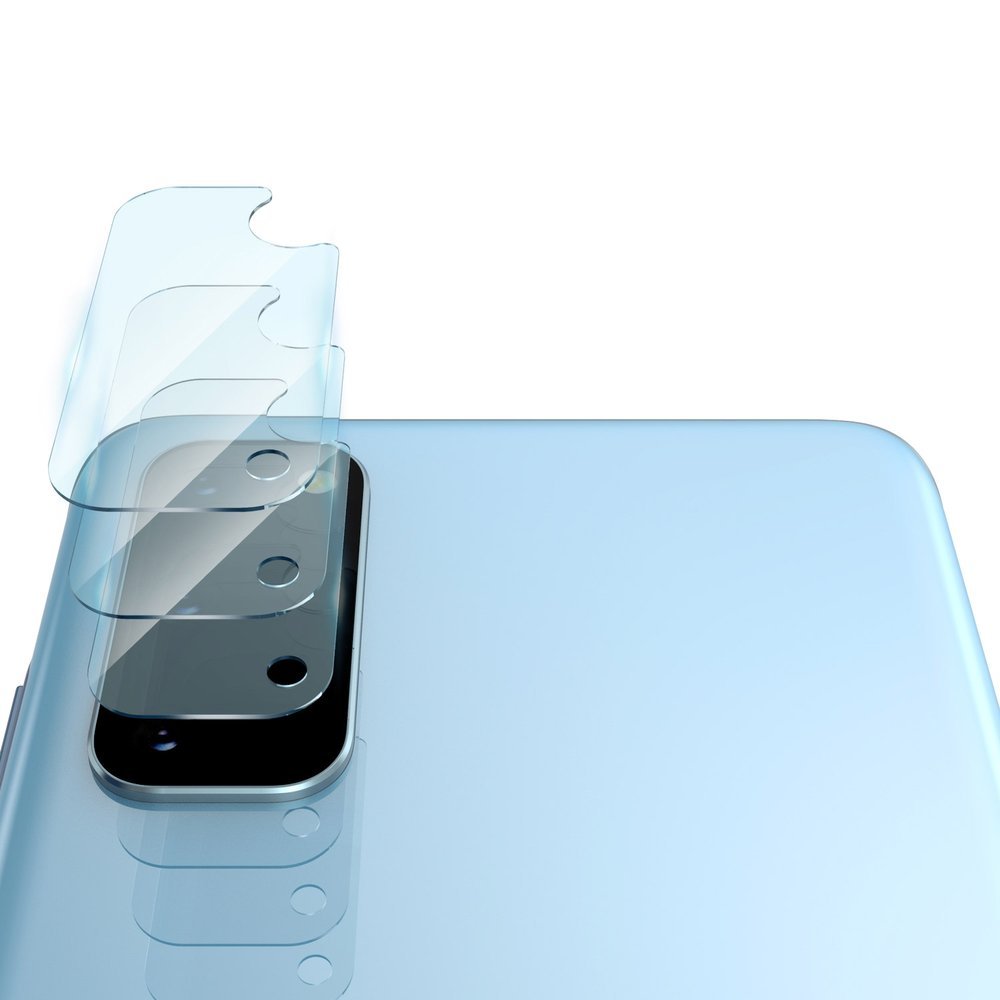 Folie de protectie Ringke IDGL Camera Glass (set de 3) compatibil cu Samsung Galaxy S20 4G / S20 5G, Transparent