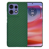 Husa de protectie Techsuit Carbonite FiberShell compatibil cu Motorola Edge 50 Pro, Verde