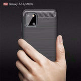 Husa de protectie Techsuit Carbon Silicone compatibil cu Samsung Galaxy Note 10 Lite, Negru