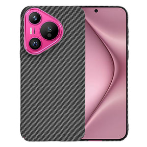 Husa de protectie Techsuit Carbonite FiberShell compatibil cu Huawei Pura 70, Negru