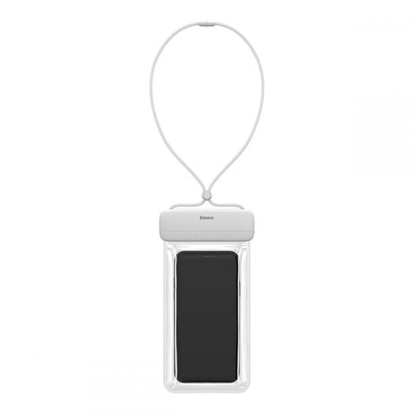 Baseus Waterproof Case Let"s Go (ACFSD-D02), Universal Cover for Mobile Phones, Waterproof IPX8, max 7.2", Alb