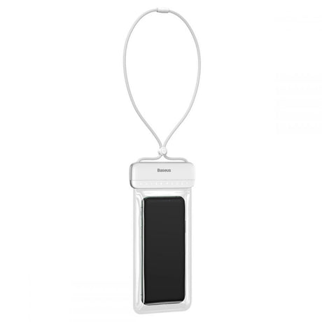 Baseus Waterproof Case Let"s Go (ACFSD-D02), Universal Cover for Mobile Phones, Waterproof IPX8, max 7.2", Alb