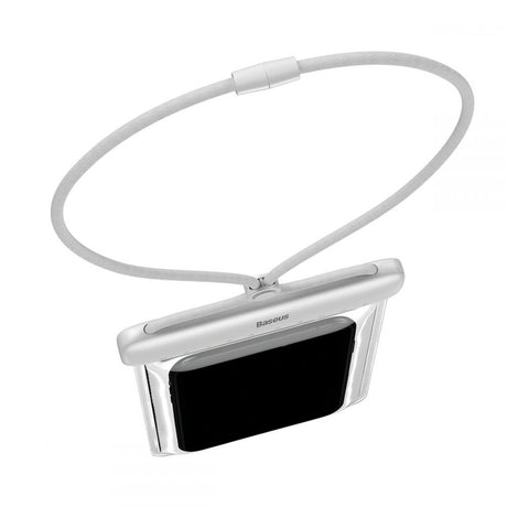 Baseus Waterproof Case Let"s Go (ACFSD-D02), Universal Cover for Mobile Phones, Waterproof IPX8, max 7.2", Alb