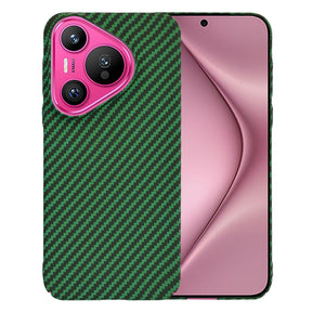 Husa de protectie Techsuit Carbonite FiberShell compatibil cu Huawei Pura 70, Verde